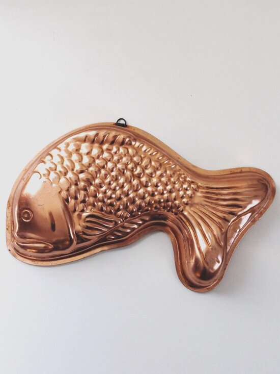 Other - Vintage Copper Fish Wall Hanging Mold Large